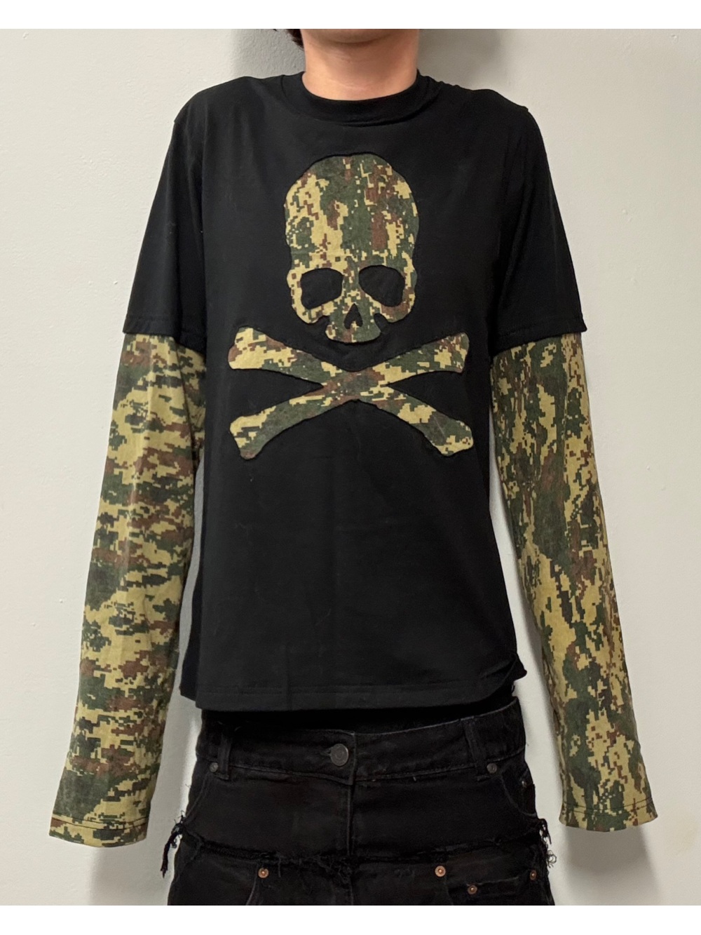Men'S Fashion - 2026 new American retro camouflage skeleton