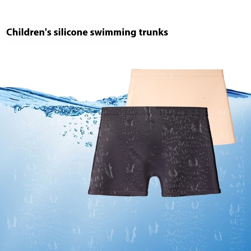 Men'S Fashion Underwear - Silicone Swim Trunks Small Size Square