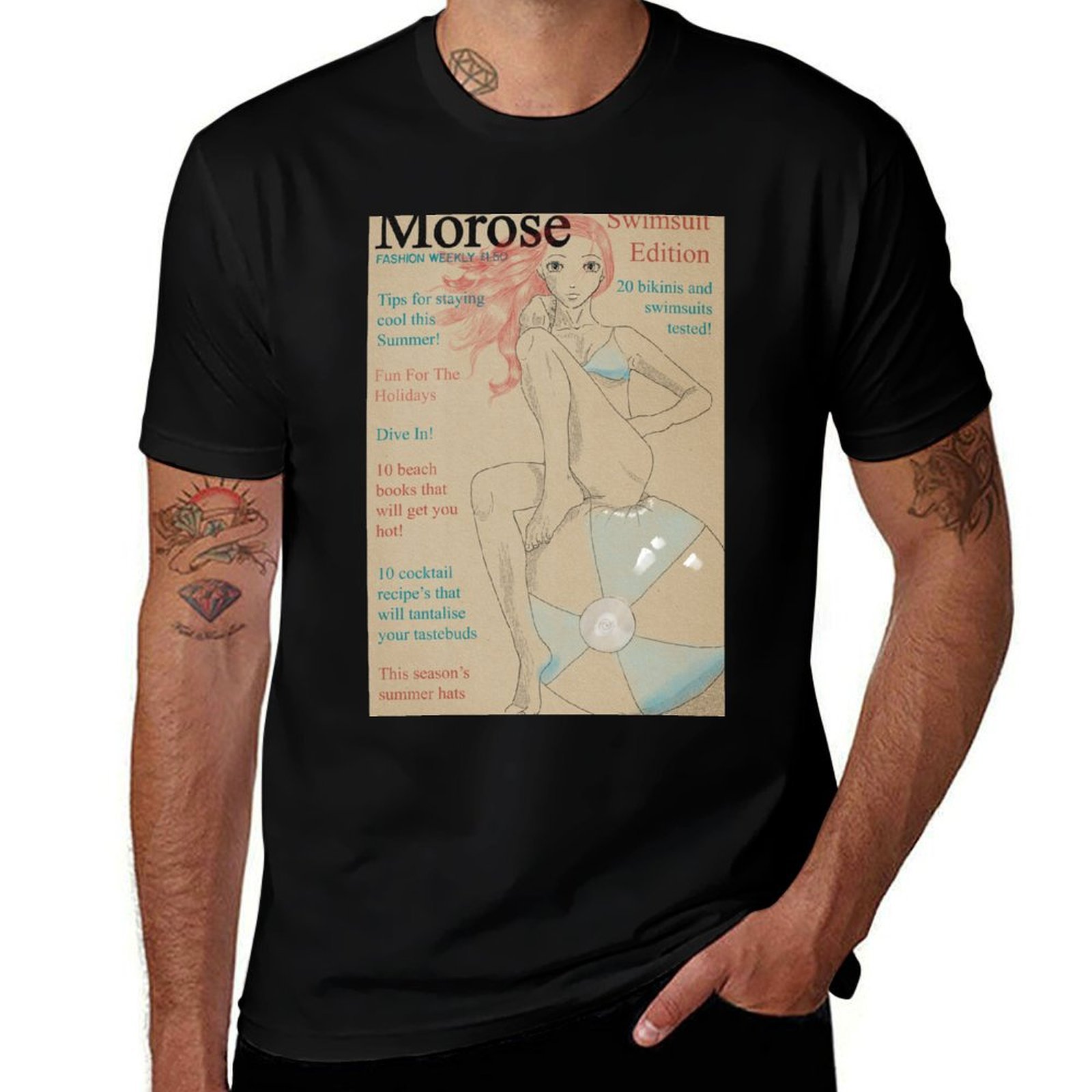 Mens Fashion Magazines - Retro, Vintage Fashion Magazine cover Summer