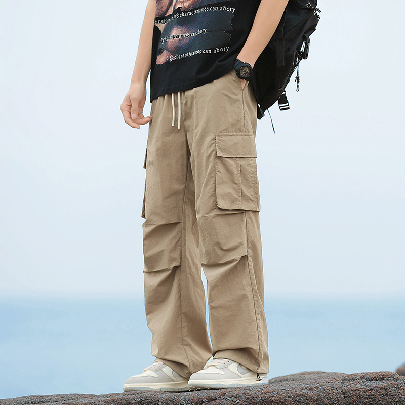 Men Fashion Korean Style - Men's Loose Cargo Pants Korean Fashion