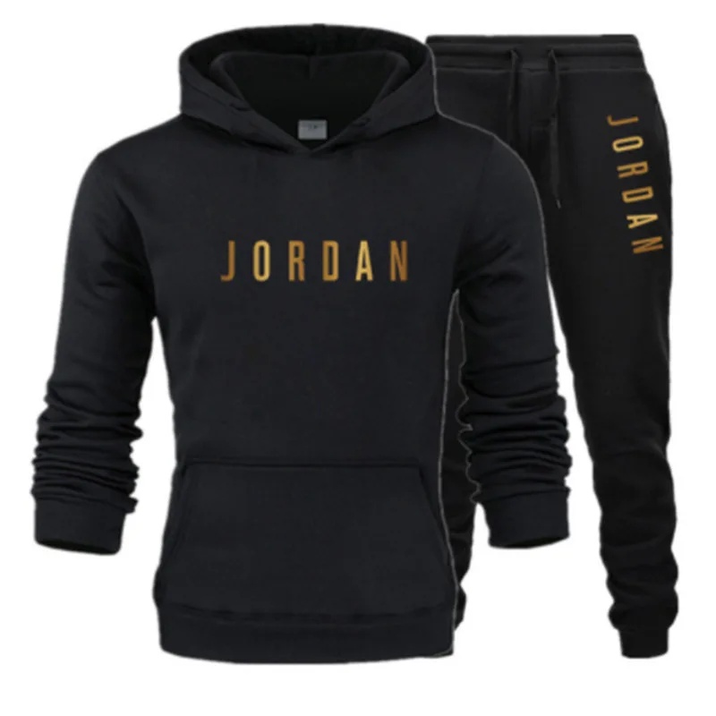 Streetwear Hoodie - 2026Men's printed sports suit hoodie and