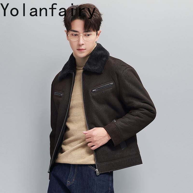 YOLANFAIRY Vintage Fashion Nat - Men'S Fashion Leather Jacket 评论和价格