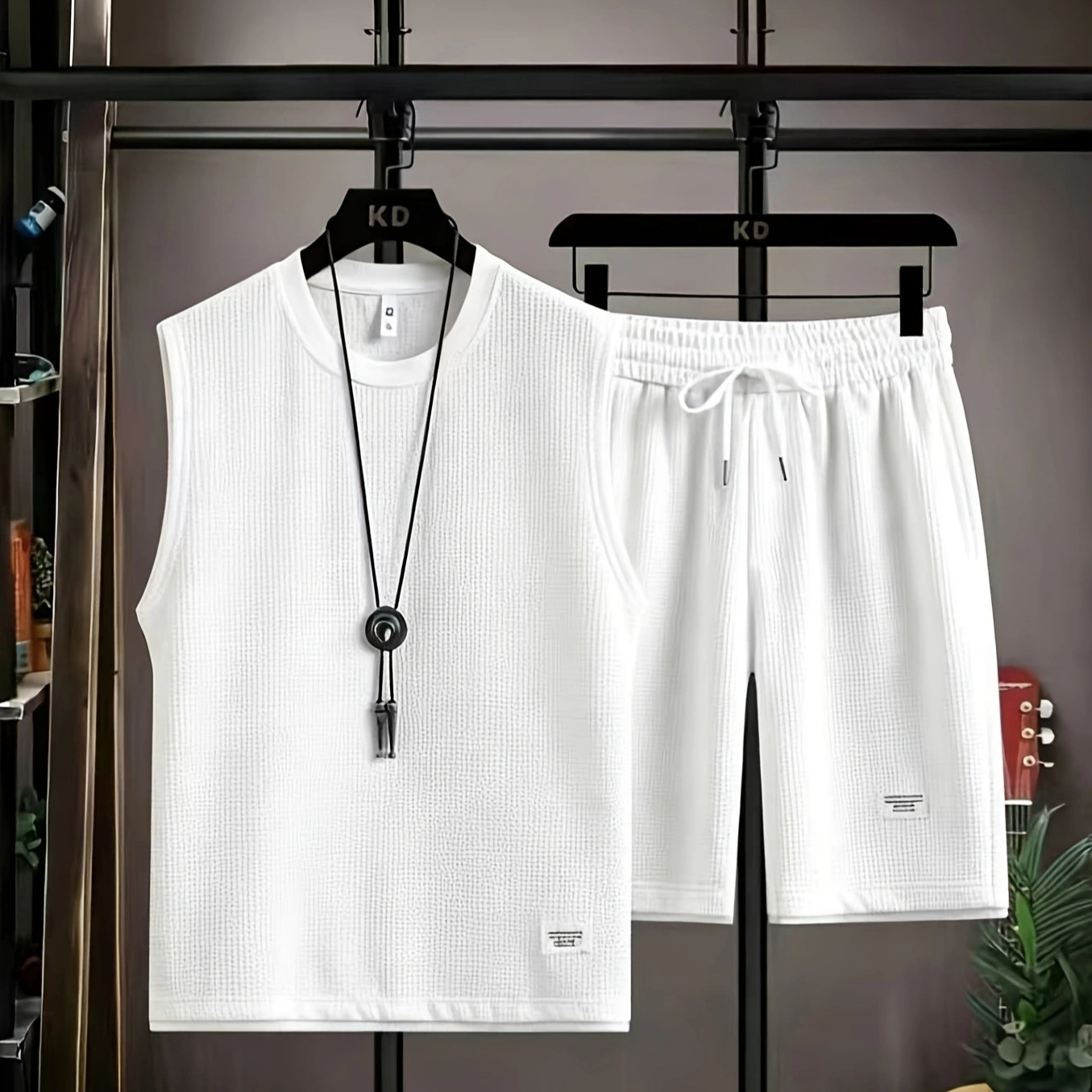Summer men's vest sets high qu - Men'S Fashion 评论和价格