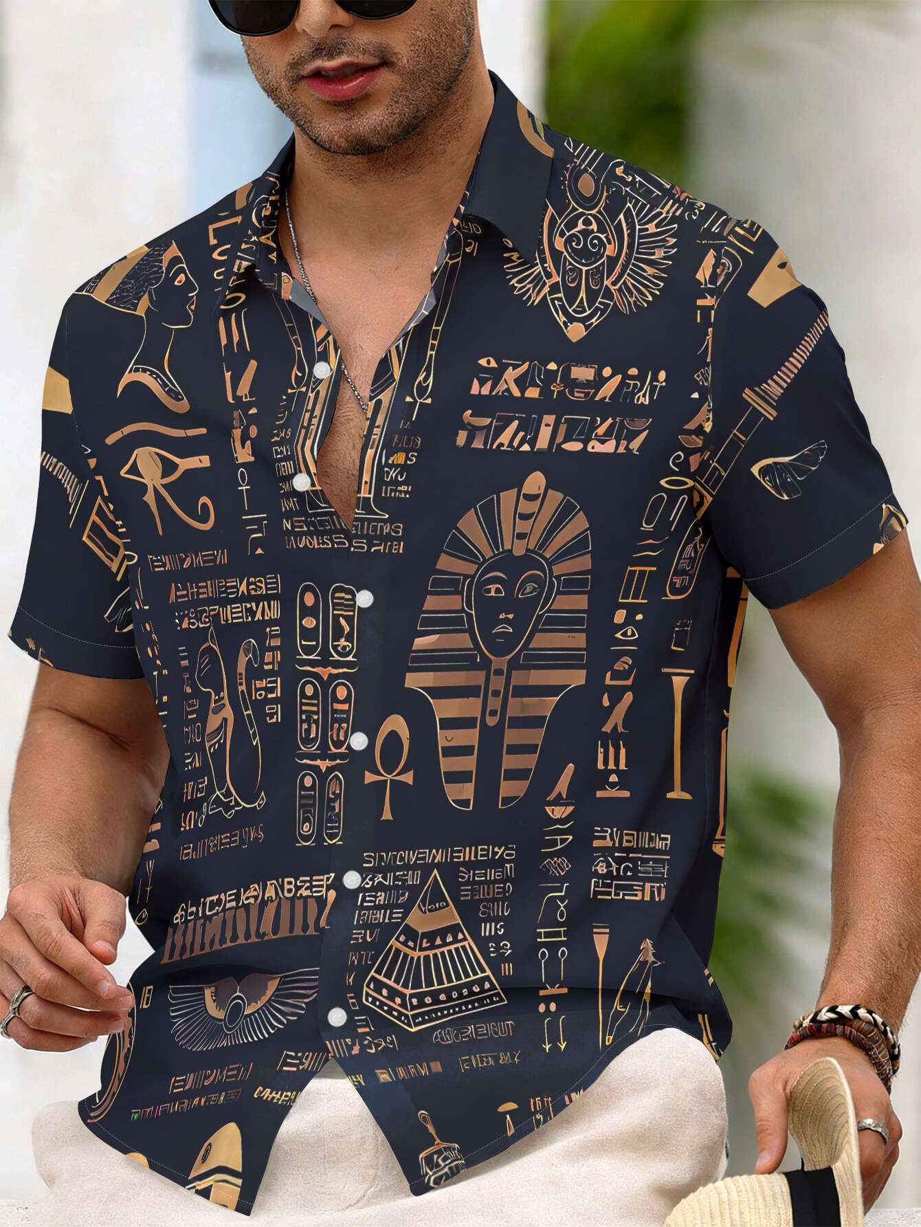 Vintage Egypt Symbol Pharaoh C - Men Fashion Egypt 评论和价格