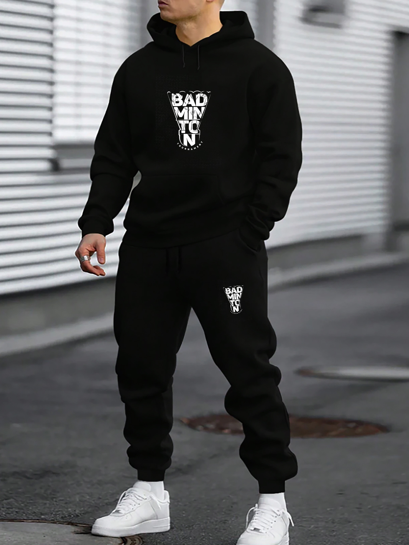 Men's Polyester Printed Sweats - Streetwear Hoodie 评论和价格
