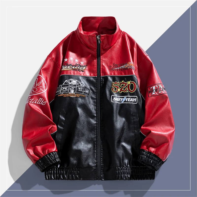 Trend Handsome Winter Outdoor  - Men'S Fashion Leather Jacket 评论和价格