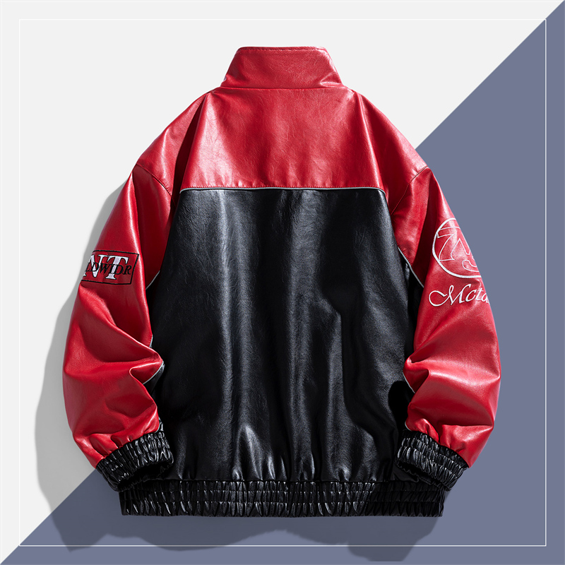 Trend Handsome Winter Outdoor  - Men'S Fashion Leather Jacket 评论和价格
