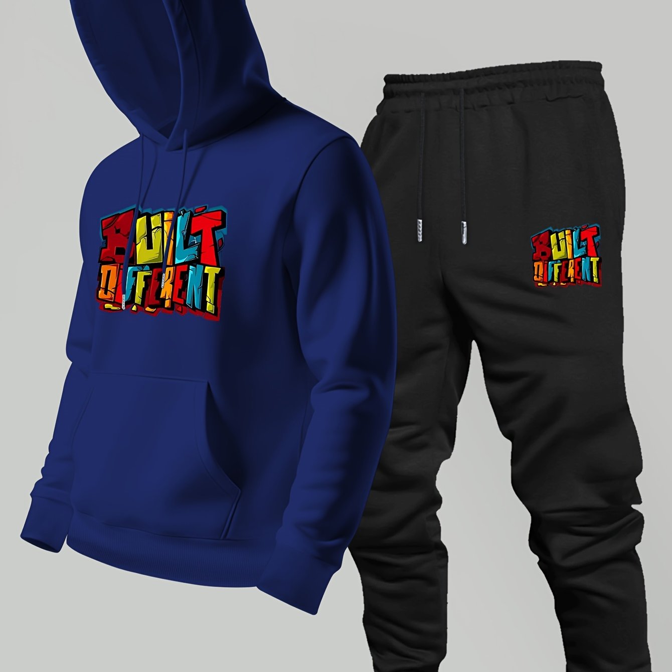 New Men Autumn Winter 2‑Piece  - Streetwear Hoodie 评论和价格