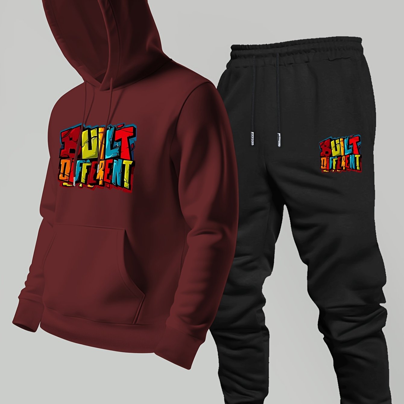 New Men Autumn Winter 2‑Piece  - Streetwear Hoodie 评论和价格