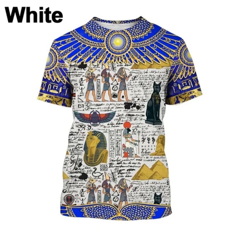 3D Printed Pharaoh Anubis T-Sh - Men Fashion Egypt 评论和价格