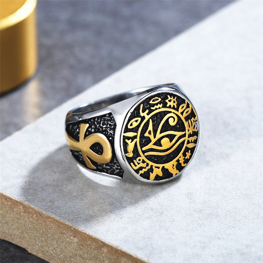 Men Vintage Egyptian Eye of Ho - Men Fashion Egypt 评论和价格