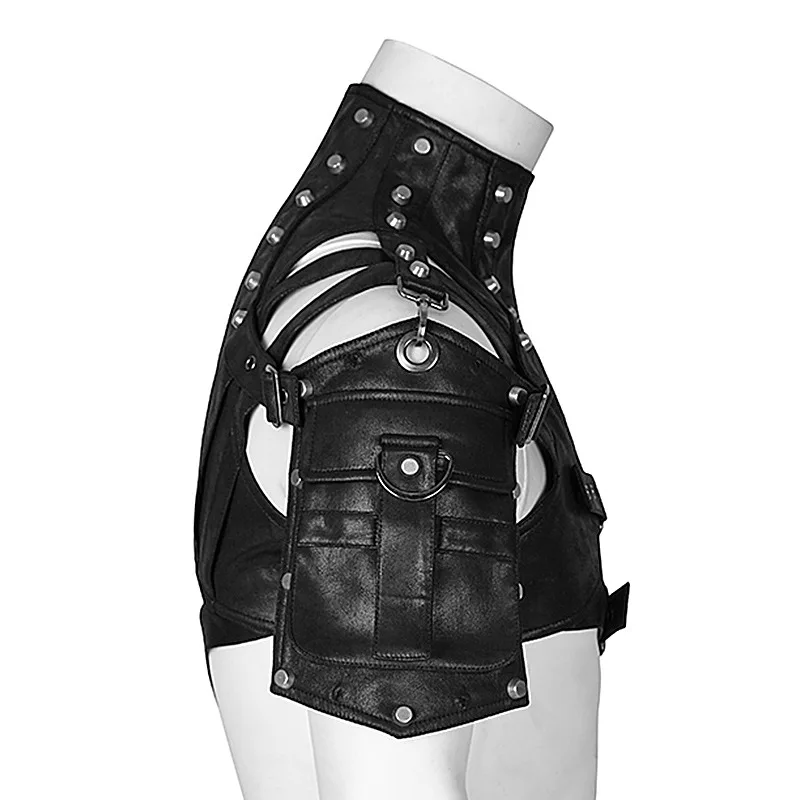 Steampunk Medieval Leather Arm - Men'S Fashion Leather Jacket 评论和价格
