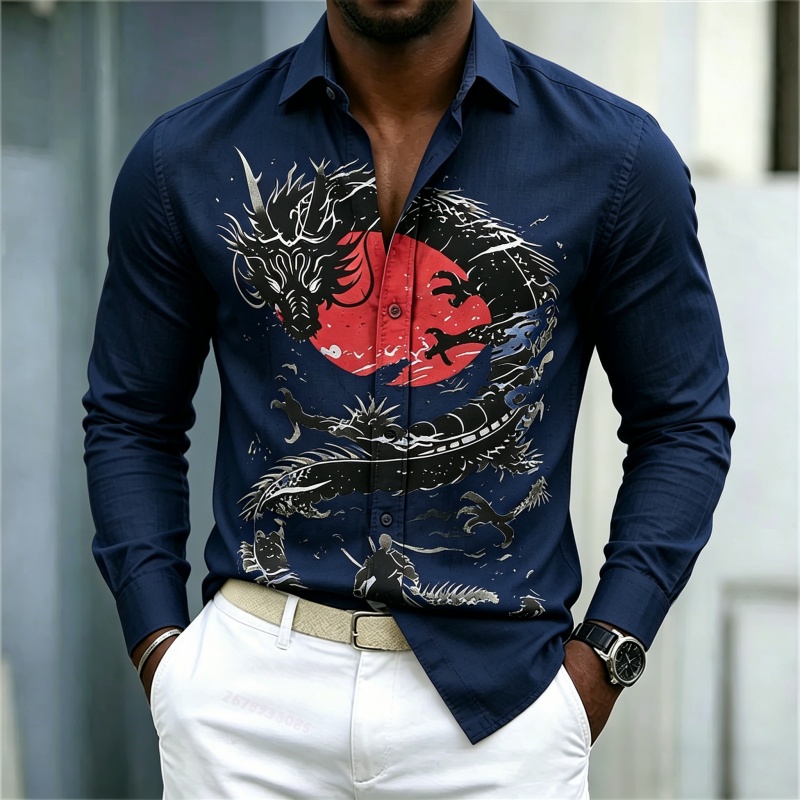 2026 New Men's Shirt White Bla - Men'S Fashion 评论和价格