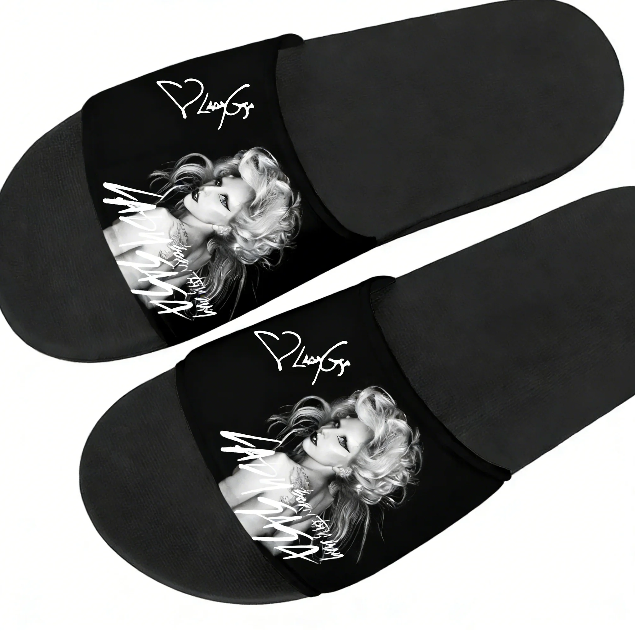 Lady Gaga Slippers Home Water  - Men'S Fashion Shoes 评论和价格