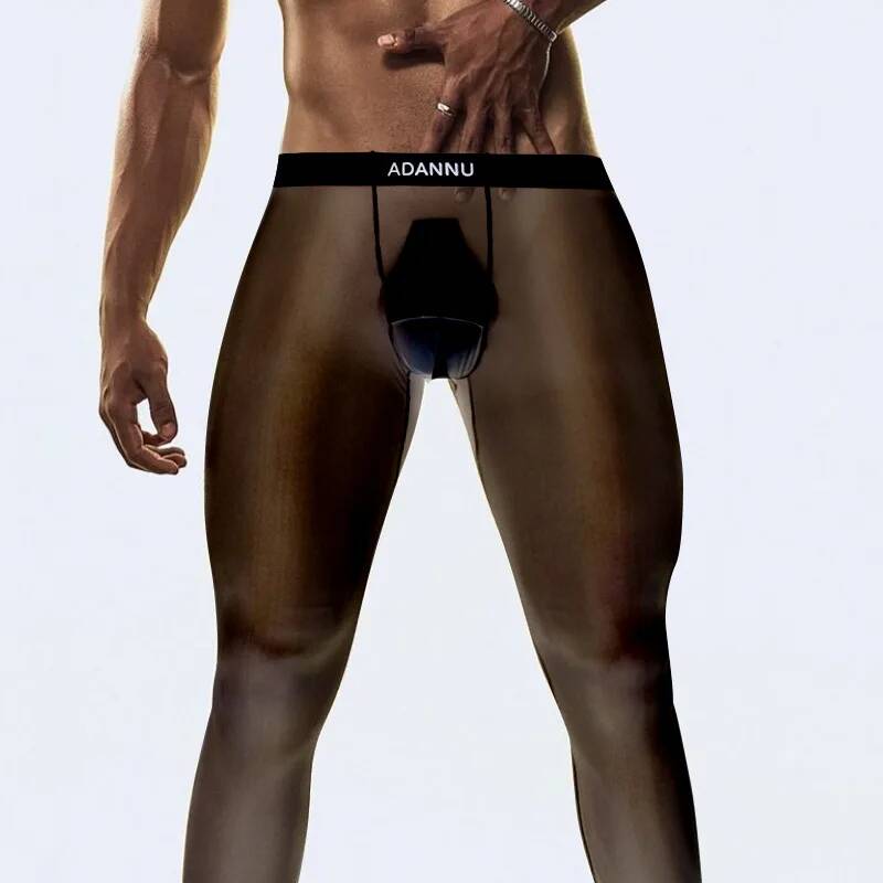 New Men's Sports Long Leggings - Men'S Fashion Underwear 评论和价格