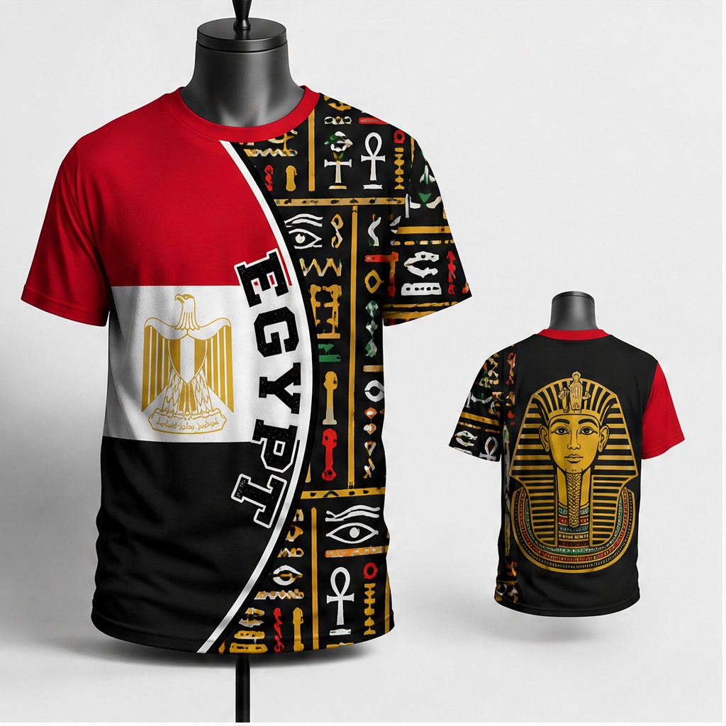 Mens Egypt Crew Neck T Shirt F - Men Fashion Egypt 评论和价格