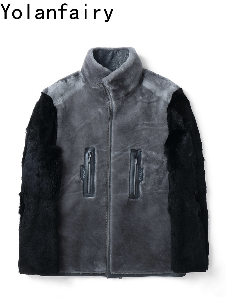 YOLANFAIRY High-end Cowhide Ge - Men'S Fashion Leather Jacket 评论和价格