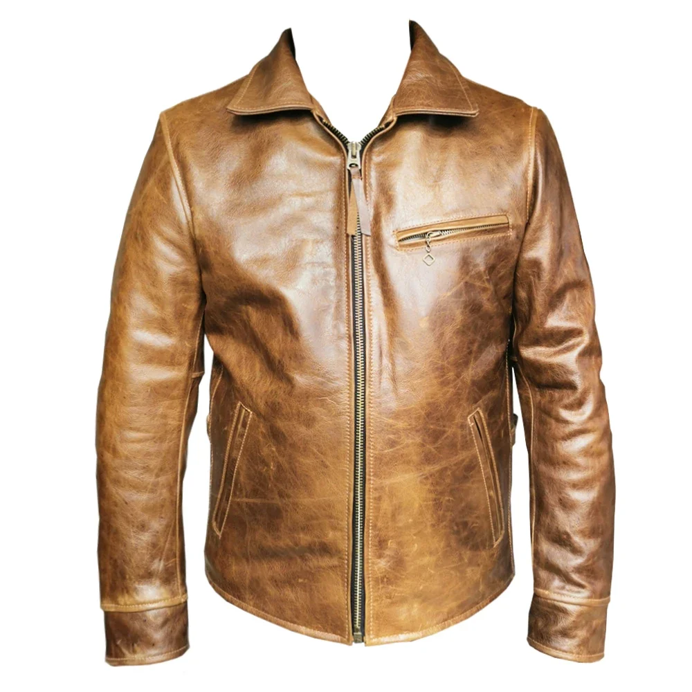 1930S Brown Men Leather Jacket - Mens Fashion In The 1930S 评论和价格