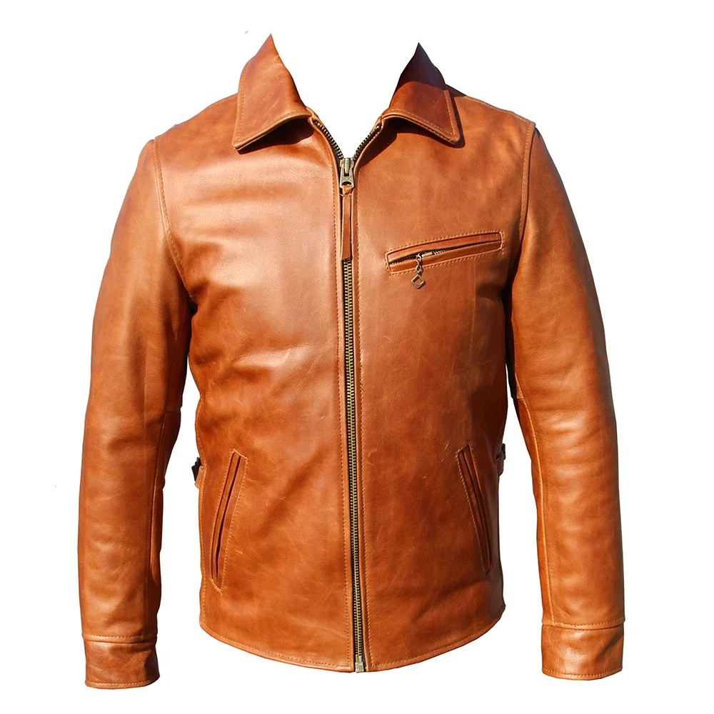1930S Brown Men Leather Jacket - Mens Fashion In The 1930S 评论和价格