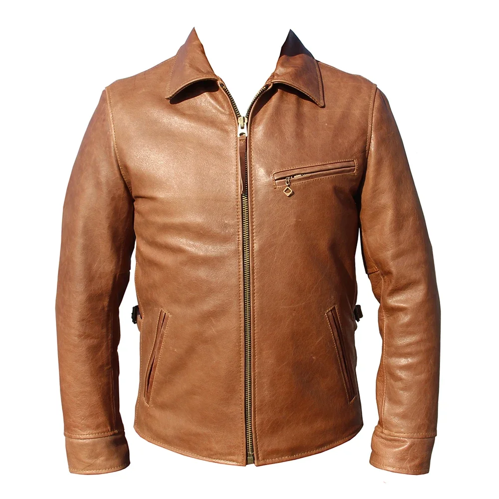 1930S Brown Men Leather Jacket - Mens Fashion In The 1930S 评论和价格