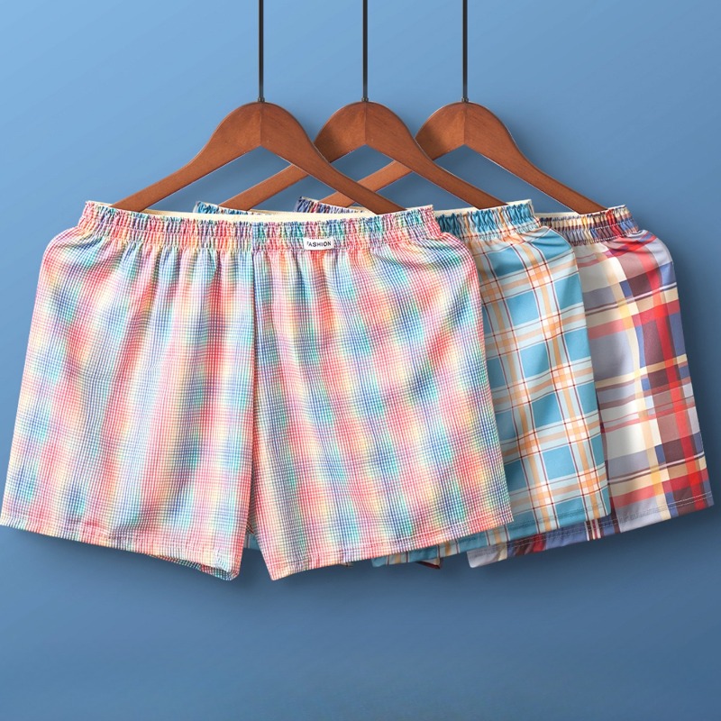 Plaid Arrow Pants Mens Casual  - Men'S Fashion Underwear 评论和价格