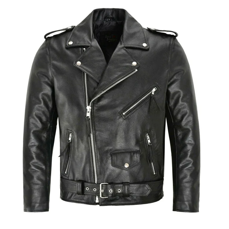 Mens Fashion Leather Jacket Sl - Men'S Fashion Leather Jacket 评论和价格
