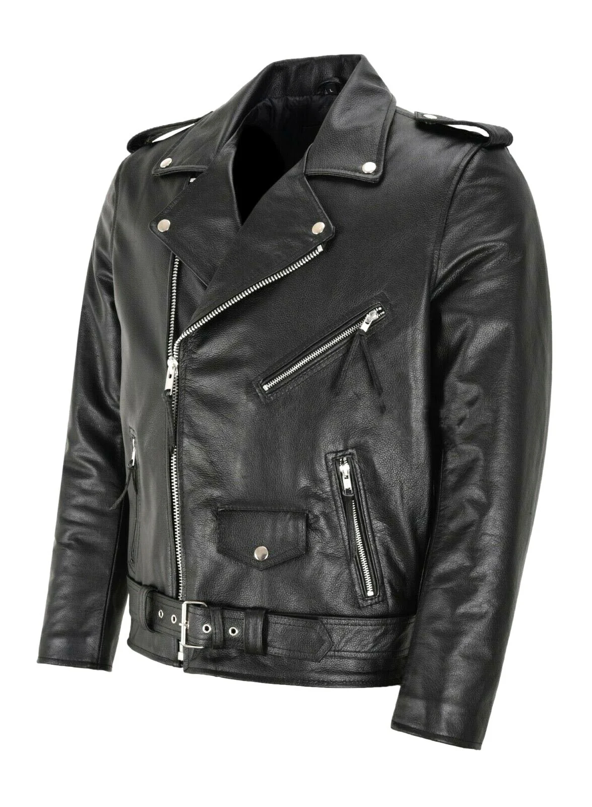 Mens Fashion Leather Jacket Sl - Men'S Fashion Leather Jacket 评论和价格