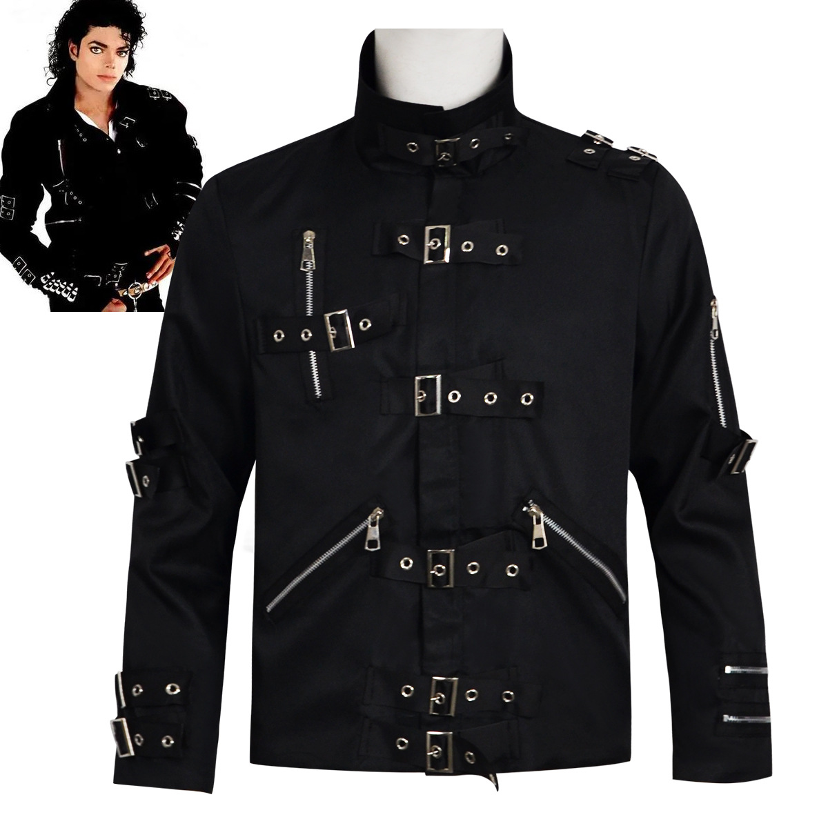 Punk Heavy Metal V8 Leather Ja - Men'S Fashion Leather Jacket 评论和价格