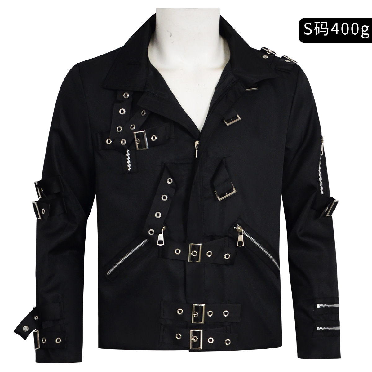 Punk Heavy Metal V8 Leather Ja - Men'S Fashion Leather Jacket 评论和价格
