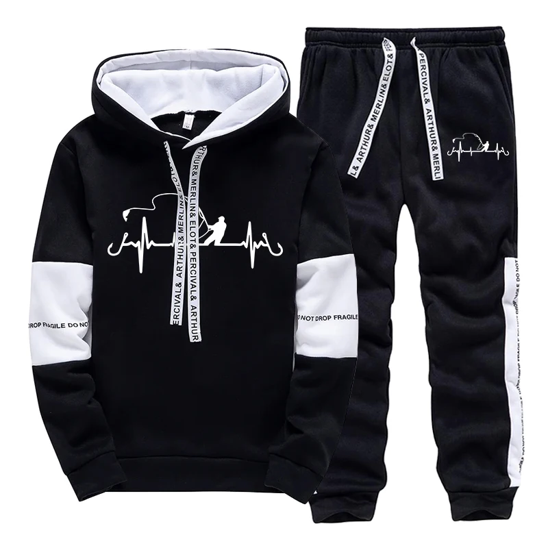 Hot Sales Men's Tracksuit Prin - Streetwear Hoodie 评论和价格