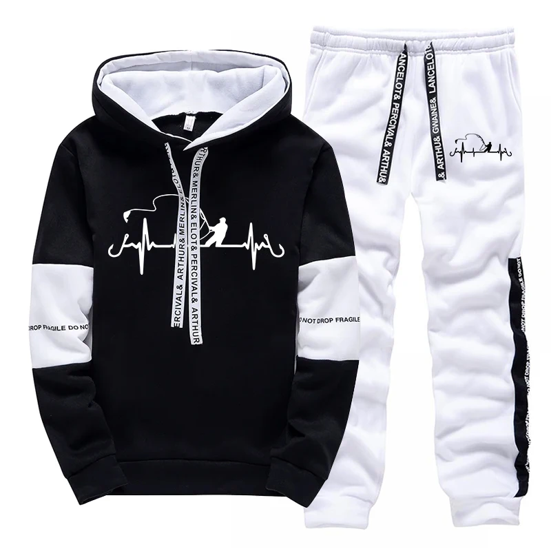 Hot Sales Men's Tracksuit Prin - Streetwear Hoodie 评论和价格