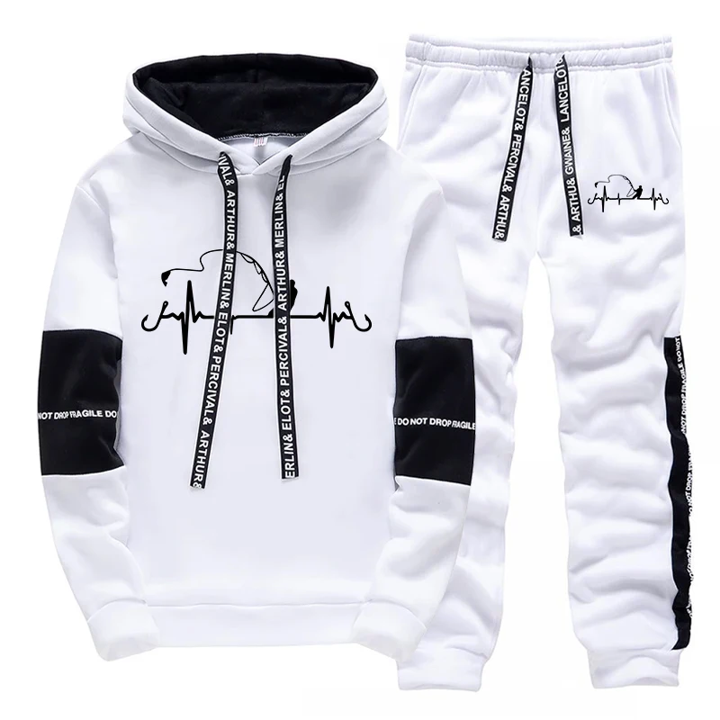 Hot Sales Men's Tracksuit Prin - Streetwear Hoodie 评论和价格