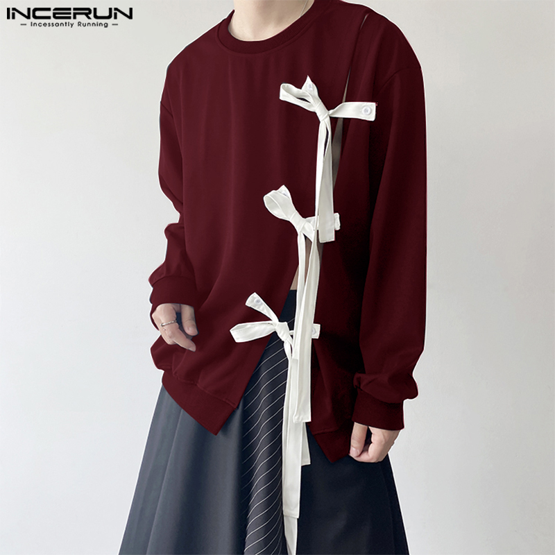 INCERUN Tops 2024 Korean Style - Men Fashion Korean Style 评论和价格