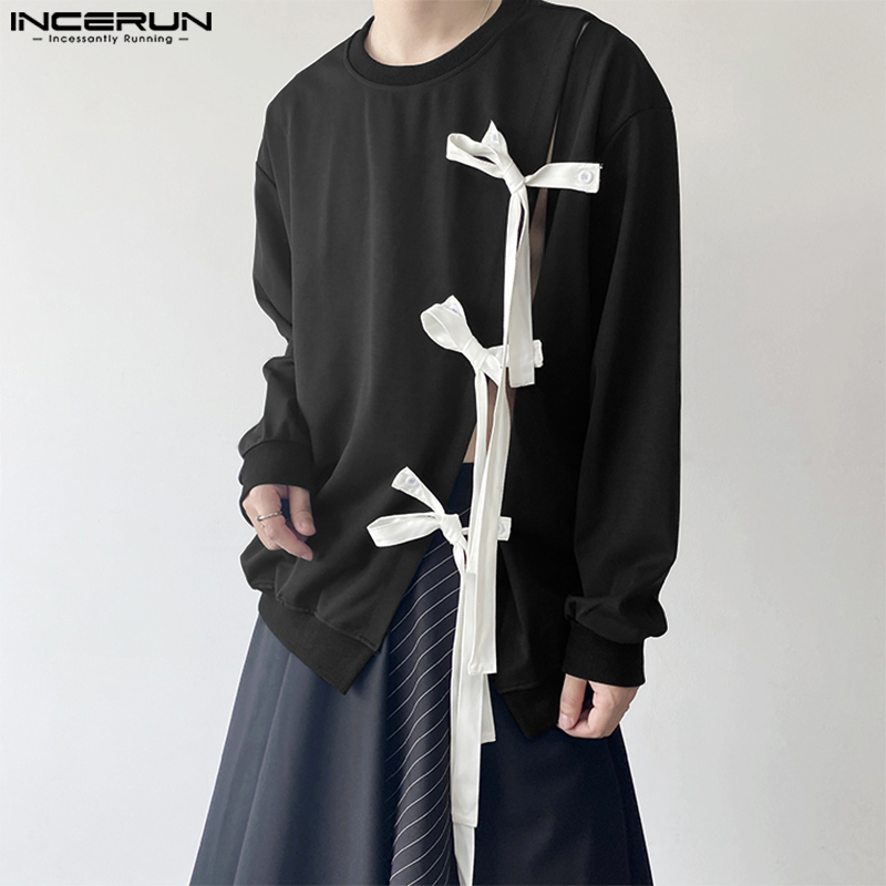 INCERUN Tops 2024 Korean Style - Men Fashion Korean Style 评论和价格