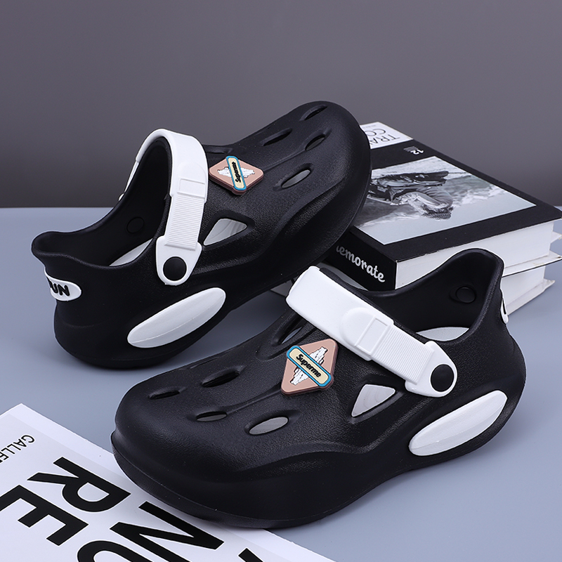 Summer Couple Clogs Slippers f - Men Fashion Korean Style 评论和价格